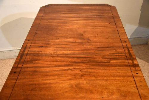 REGENCY PERIOD MAHOGANY EBONY SOFA TABLE - ADDITIONAL PHOTO 9