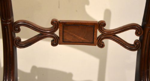 REGENCY MAHOGANY CHAIRS WITH SABRE LEGS - ADDITIONAL PHOTO 3