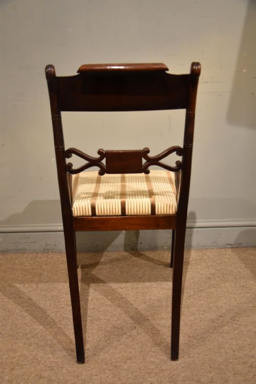 REGENCY MAHOGANY CHAIRS WITH SABRE LEGS - ADDITIONAL PHOTO 7