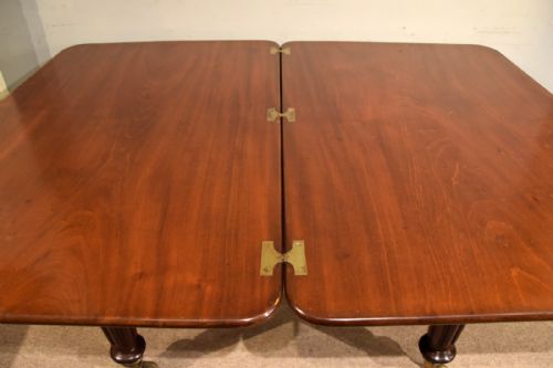 WILLIAM IV MAHOGANY SIX SEATER DINING TABLE - ADDITIONAL PHOTO 3