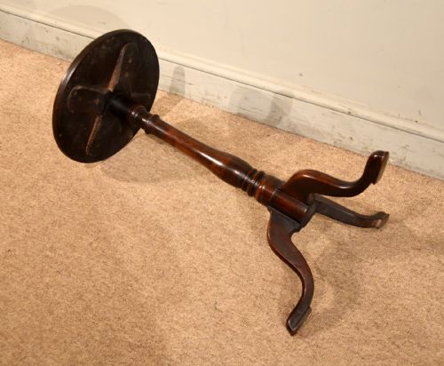 18TH CENTURY MAHOGANY FRUITWOOD TRIPOD TABLE - ADDITIONAL PHOTO 4