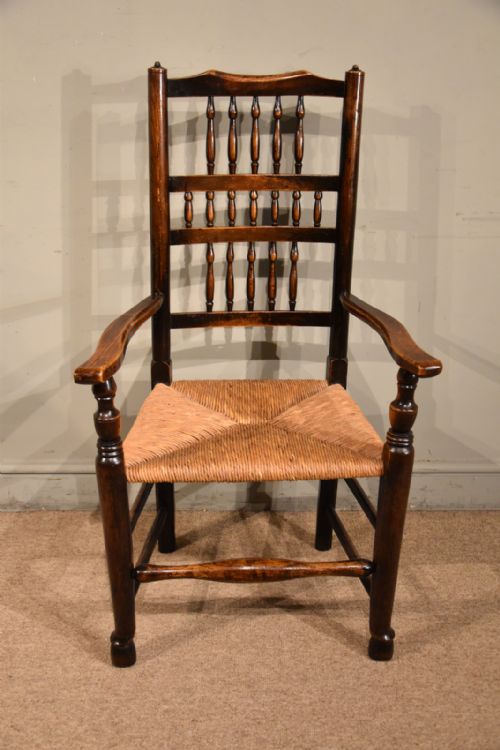 PAIR OF GEORGE III ASH ARMCHAIRS - ADDITIONAL PHOTO 2