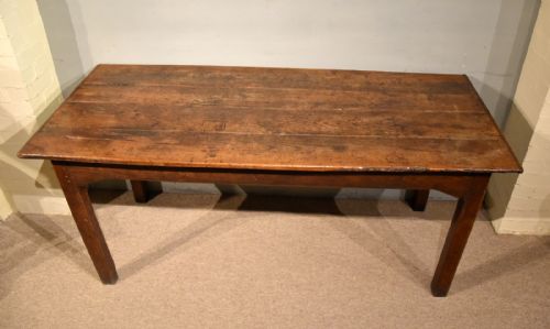 FRENCH LATE 18TH CENTURY OAK FARMHOUSE TABLE - ADDITIONAL PHOTO 2