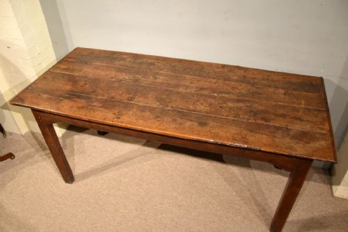 FRENCH LATE 18TH CENTURY OAK FARMHOUSE TABLE - ADDITIONAL PHOTO 4