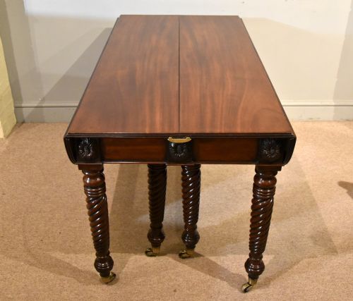 REGENCY WILKINSON PATENTED EXTENDING DINING TABLE - ADDITIONAL PHOTO 3