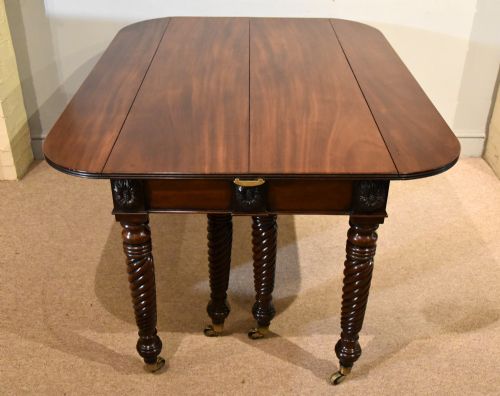 REGENCY WILKINSON PATENTED EXTENDING DINING TABLE - ADDITIONAL PHOTO 4