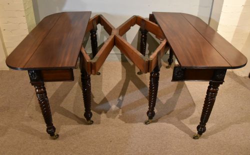 REGENCY WILKINSON PATENTED EXTENDING DINING TABLE - ADDITIONAL PHOTO 5