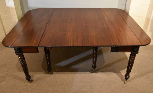 REGENCY WILKINSON PATENTED EXTENDING DINING TABLE - ADDITIONAL PHOTO 9