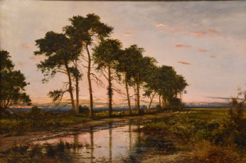 OIL PAINTING BY DANIEL SHERRIN SUNSHINE AFTER THE RAIN - ADDITIONAL PHOTO 1