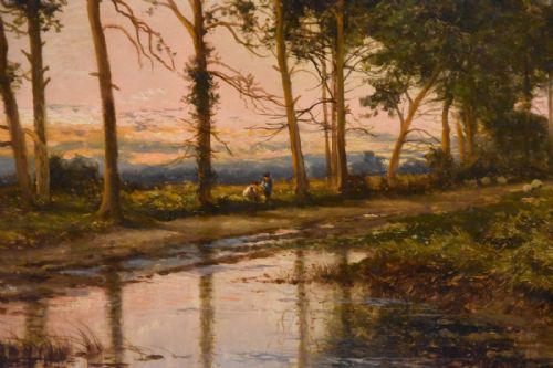 OIL PAINTING BY DANIEL SHERRIN SUNSHINE AFTER THE RAIN - ADDITIONAL PHOTO 2