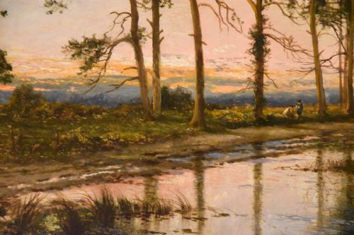 OIL PAINTING BY DANIEL SHERRIN SUNSHINE AFTER THE RAIN - ADDITIONAL PHOTO 3