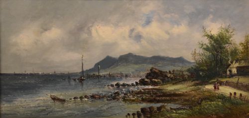 OIL PAINTING BY ALFRED HENRY VICKERS NEAR THE MULL OF KINTYRE - ADDITIONAL PHOTO 1