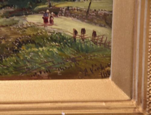 OIL PAINTING BY ALFRED HENRY VICKERS NEAR HAMISH - ADDITIONAL PHOTO 1
