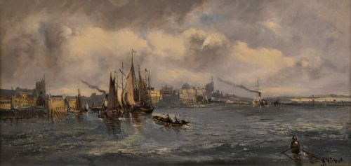 OIL PAINTING BY ALFRED HENRY VICKERS NEAR HAMISH - ADDITIONAL PHOTO 3