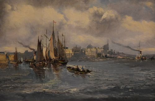 OIL PAINTING BY ALFRED HENRY VICKERS NEAR HAMISH - ADDITIONAL PHOTO 4