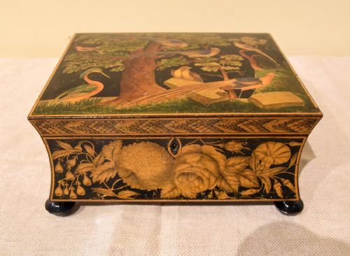 WILLIAM IV SEWING WORK BOX - ADDITIONAL PHOTO 1
