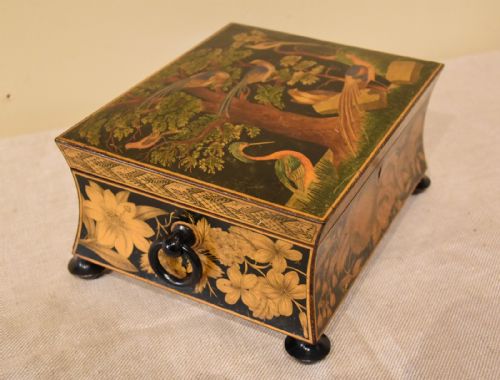 WILLIAM IV SEWING WORK BOX - ADDITIONAL PHOTO 2