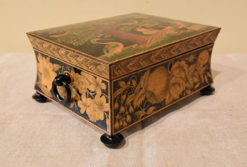 WILLIAM IV SEWING WORK BOX - ADDITIONAL PHOTO 4