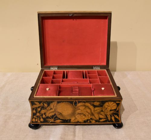 WILLIAM IV SEWING WORK BOX - ADDITIONAL PHOTO 5