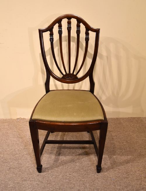 SET OF SIX 19TH CENTURY MAHOGANY DINING CHAIRS - ADDITIONAL PHOTO 2