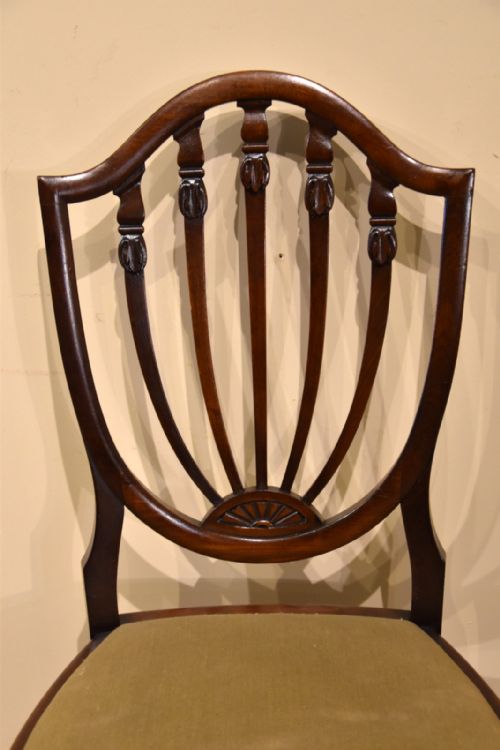 SET OF SIX 19TH CENTURY MAHOGANY DINING CHAIRS - ADDITIONAL PHOTO 6