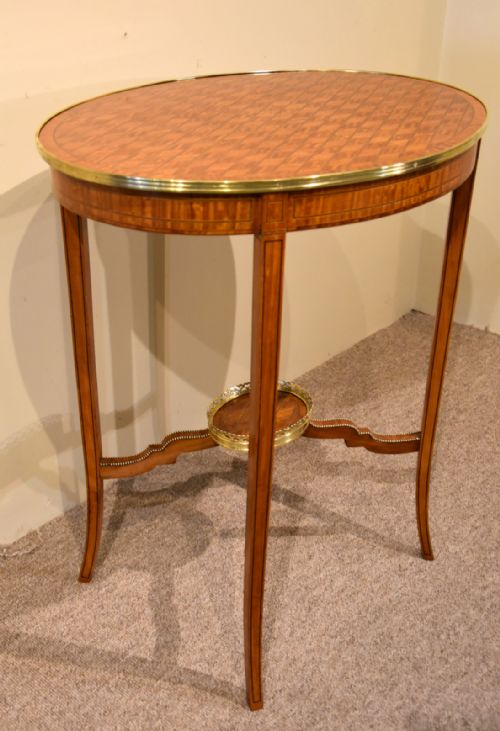 19TH CENTURY SATINWOOD OVAL OCCASIONAL TABLE - ADDITIONAL PHOTO 5