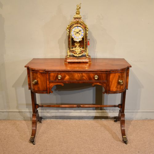 REGENCY MAHOGANY DRESSING TABLE WITH DRAWERS - ADDITIONAL PHOTO 1