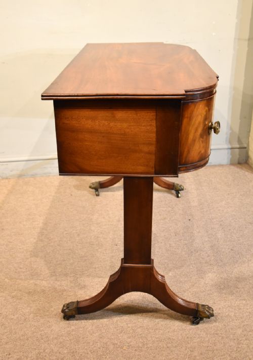 REGENCY MAHOGANY DRESSING TABLE WITH DRAWERS - ADDITIONAL PHOTO 4