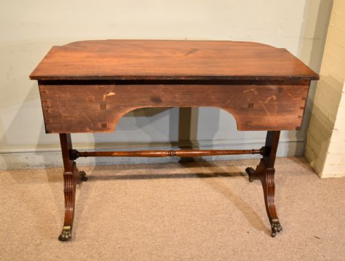 REGENCY MAHOGANY DRESSING TABLE WITH DRAWERS - ADDITIONAL PHOTO 5