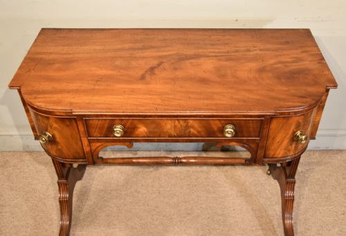 REGENCY MAHOGANY DRESSING TABLE WITH DRAWERS - ADDITIONAL PHOTO 6