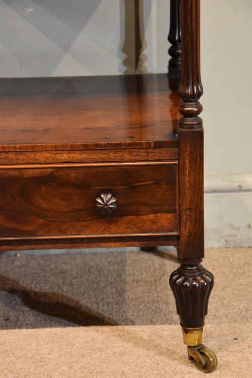 GEORGE IV ROSEWOOD FOUR TIER WHATNOT - ADDITIONAL PHOTO 2