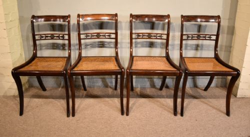 SET OF FOUR REGENCY ROSEWOOD CHAIRS - ADDITIONAL PHOTO 1