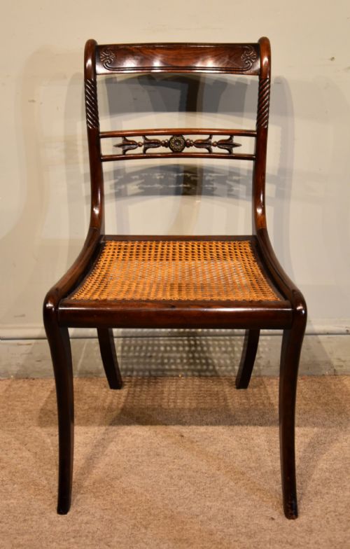 SET OF FOUR REGENCY ROSEWOOD CHAIRS - ADDITIONAL PHOTO 2