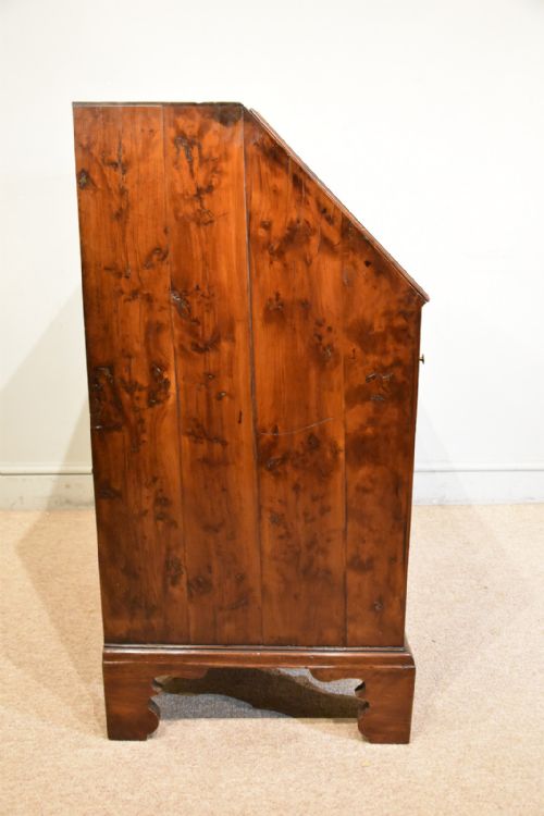 GEORGE II YEW WOOD BUREAU - ADDITIONAL PHOTO 6