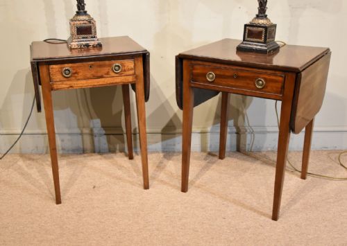 GEORGE III MAHOGANY SIDE TABLES - ADDITIONAL PHOTO 1