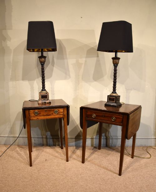 GEORGE III MAHOGANY SIDE TABLES - ADDITIONAL PHOTO 2