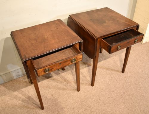 GEORGE III MAHOGANY SIDE TABLES - ADDITIONAL PHOTO 3