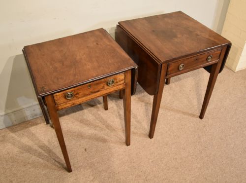 GEORGE III MAHOGANY SIDE TABLES - ADDITIONAL PHOTO 4