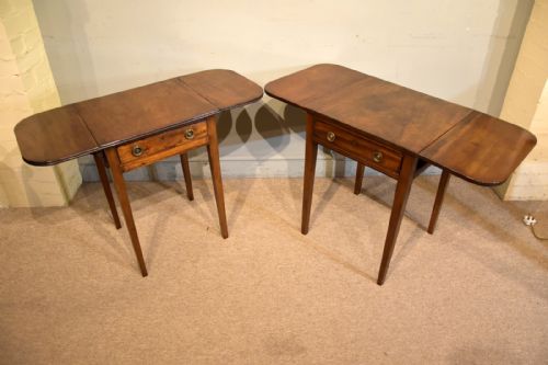 GEORGE III MAHOGANY SIDE TABLES - ADDITIONAL PHOTO 7