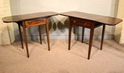 GEORGE III MAHOGANY SIDE TABLES - ADDITIONAL PHOTO 8