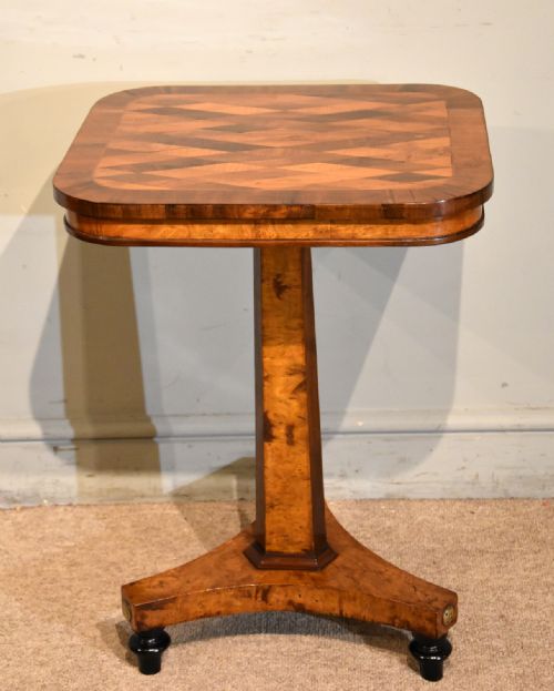 RARE WILLIAN IV WOOD SPECIMEN TABLE - ADDITIONAL PHOTO 2