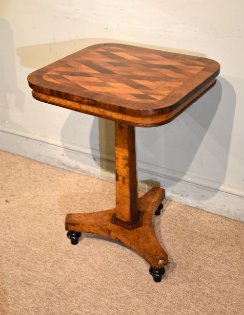 RARE WILLIAN IV WOOD SPECIMEN TABLE - ADDITIONAL PHOTO 3