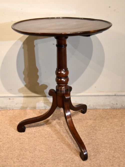 GEORGIAN MAHOGANY TRIPOD TABLE - ADDITIONAL PHOTO 1