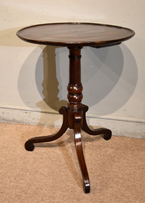 GEORGIAN MAHOGANY TRIPOD TABLE - ADDITIONAL PHOTO 2
