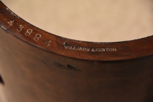WILLIAM IV PLUM PUDDING MAHOGANY ROUND POT CUPBOARD - ADDITIONAL PHOTO 4