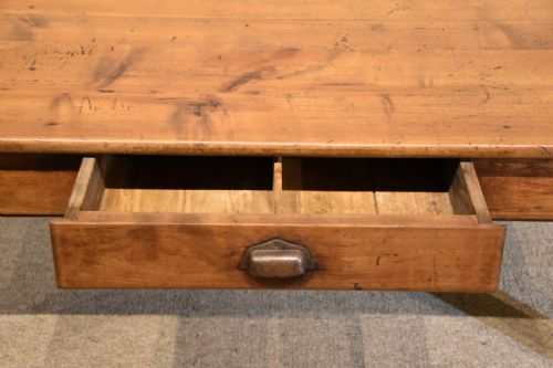 MID FRENCH 19TH CENTURY CHERRY WOOD COFFEE TABLE - ADDITIONAL PHOTO 2