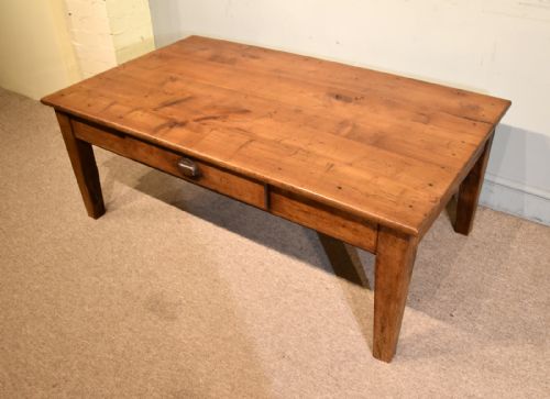 MID FRENCH 19TH CENTURY CHERRY WOOD COFFEE TABLE - ADDITIONAL PHOTO 5