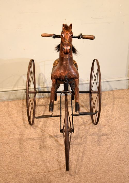 FRENCH EARLY 19TH CENTURY CHILDS HORSE - ADDITIONAL PHOTO 2
