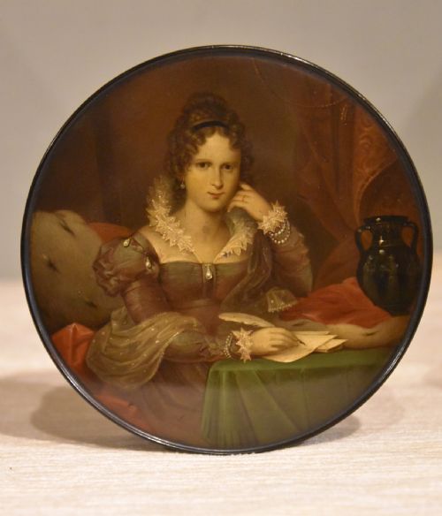 RARE PAIR OF PAPIER MACHE STOBWASSER TABLE SNUFF BOXES - ADDITIONAL PHOTO 7