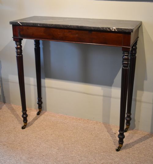 REGENCY PERIOD CONSOLE TABLE IN THE MANNER OF GILLOWS - ADDITIONAL PHOTO 1